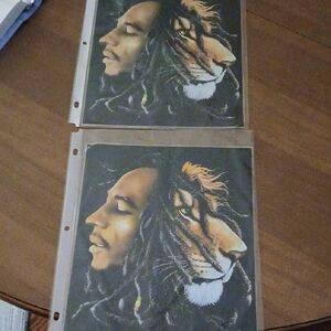 Lion and Man Art Print